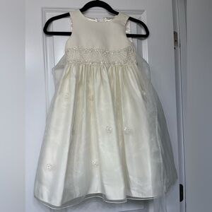 Cinderella Cream Satin Dress